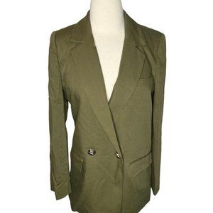 Madewell Drapeweave Caldwell Double-Breasted Blazer, New